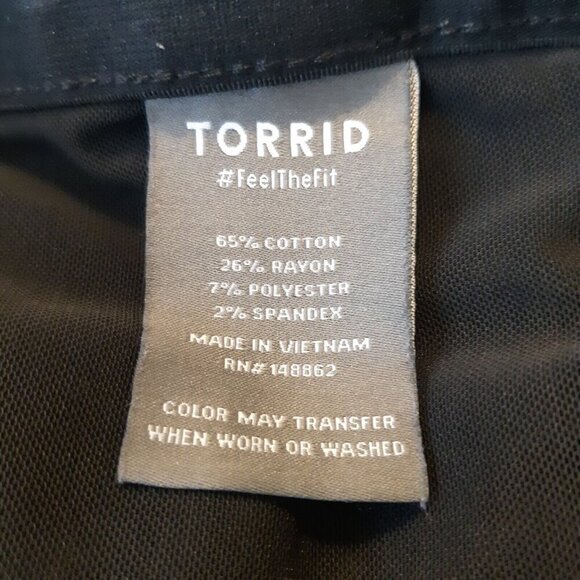 Torrid Bombshell Skinny Womens Plus 24R Jeans Light Wash High Rise Distressed - Picture 10 of 10